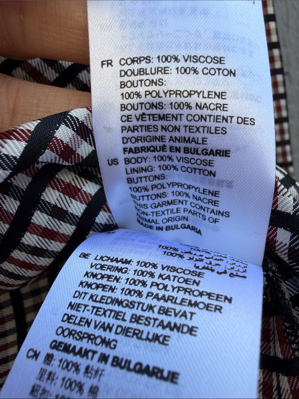 Sandro Ruffle Front Button-Up Blouse - Picture 4 of 9